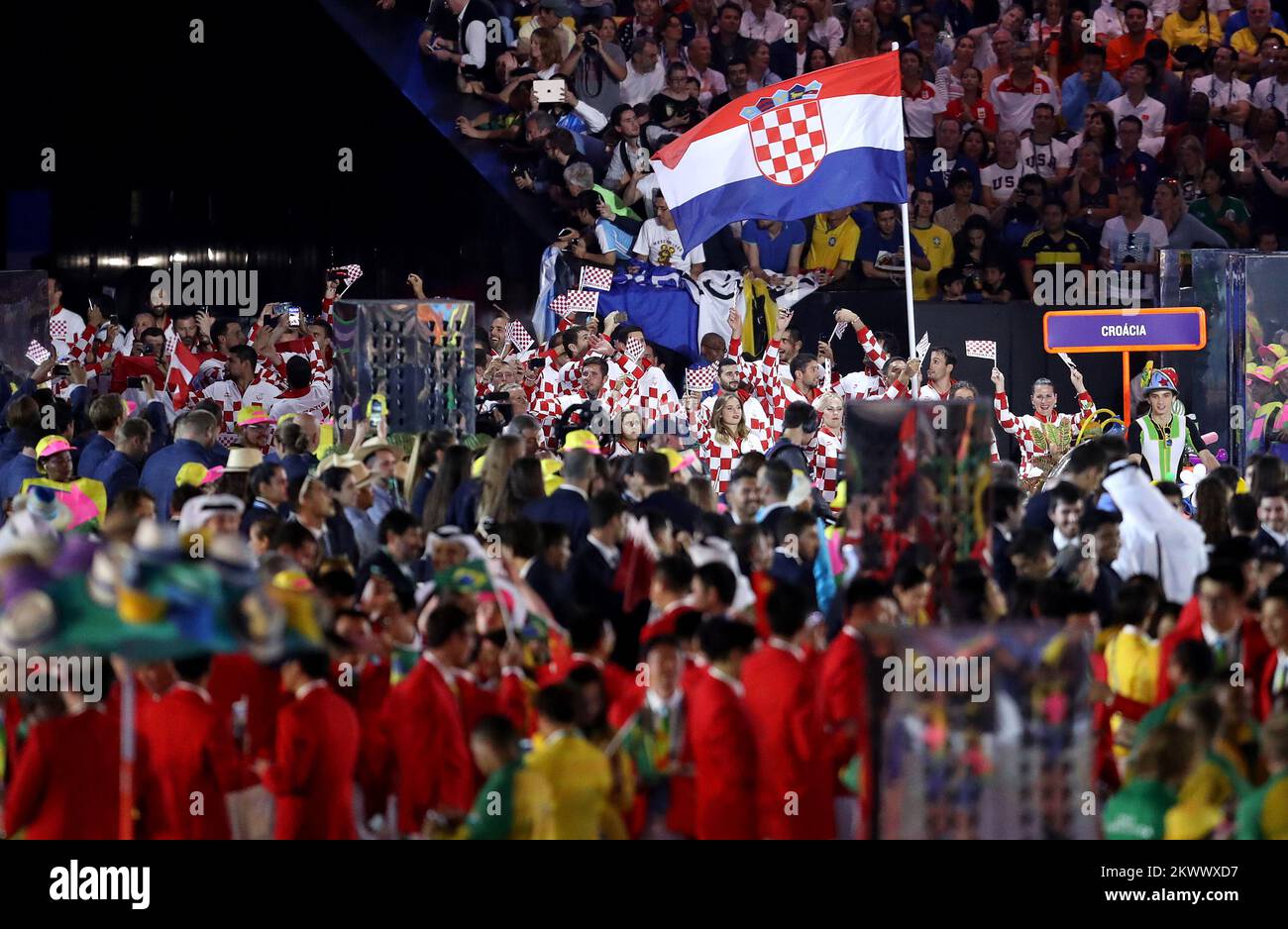 05.08.2016. Brazil, Rio de Janeiro The formal opening ceremony of