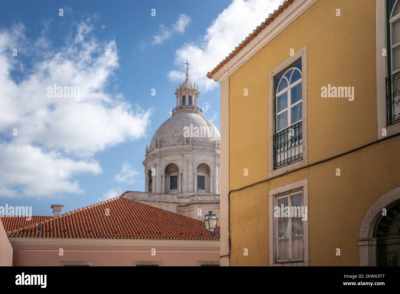 National Pantheon Dome - Lisbon, Portugal Stock Photo