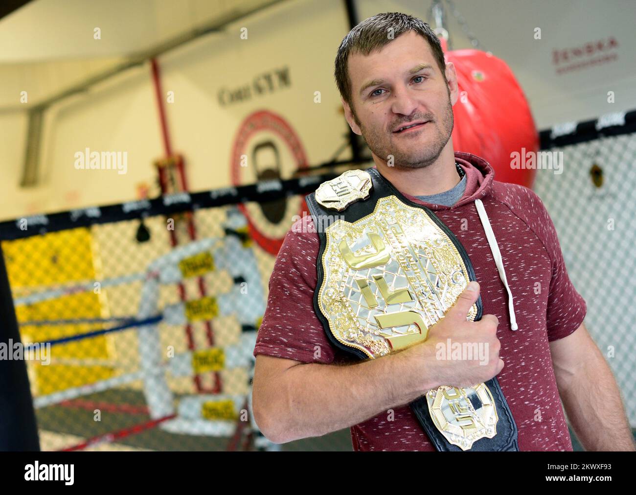 03.11.2016. , Croatia, Zagreb UFC fighter Stipe Miocic in the martial