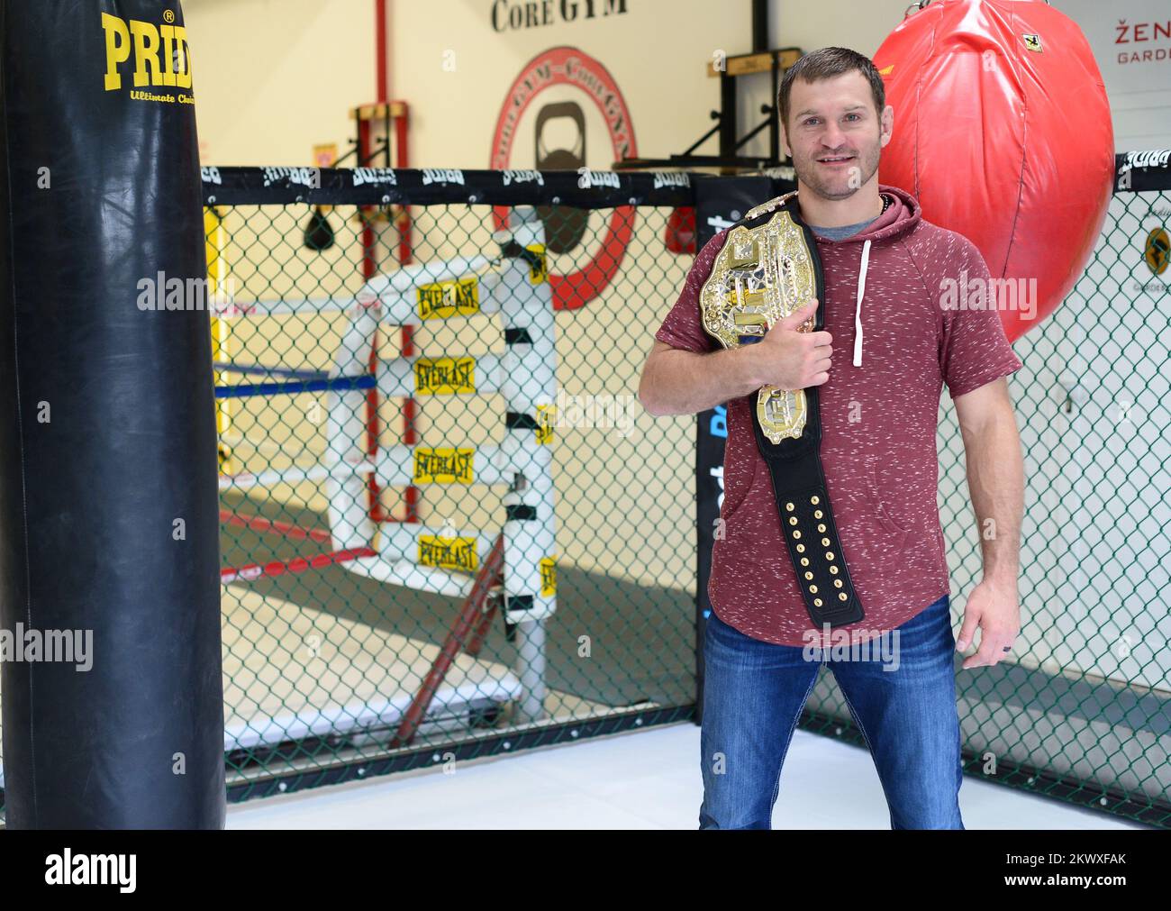 03.11.2016. , Croatia, Zagreb UFC fighter Stipe Miocic in the martial