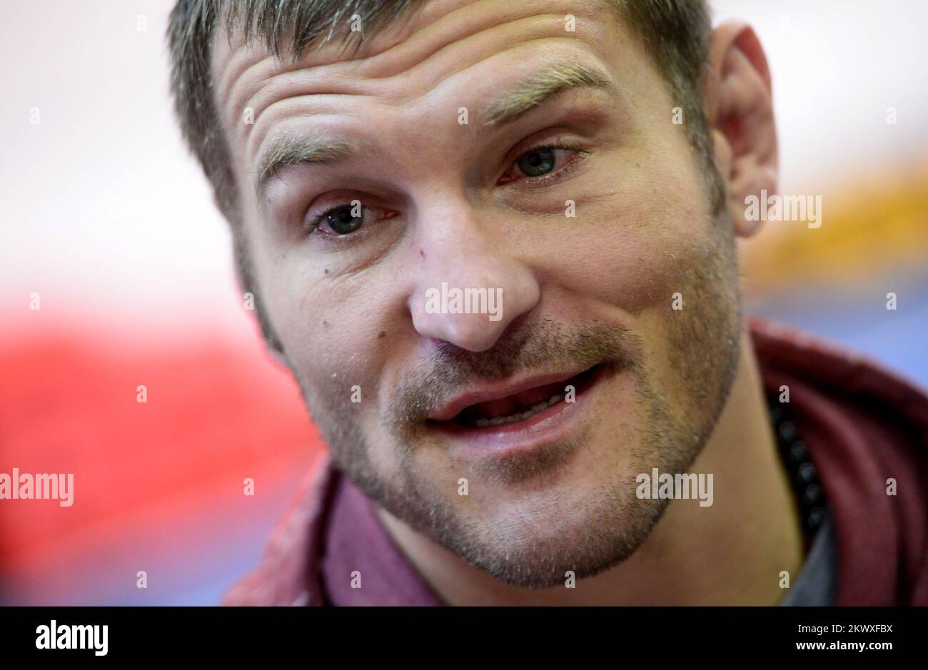 03.11.2016. , Croatia, Zagreb UFC fighter Stipe Miocic in the martial