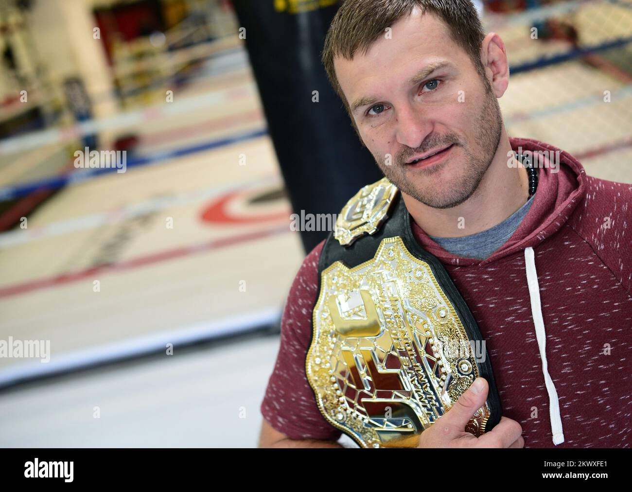 03.11.2016. , Croatia, Zagreb UFC fighter Stipe Miocic in the martial