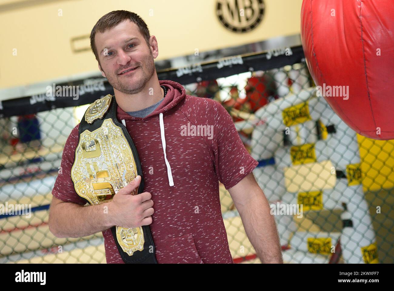 03.11.2016. , Croatia, Zagreb UFC fighter Stipe Miocic in the martial
