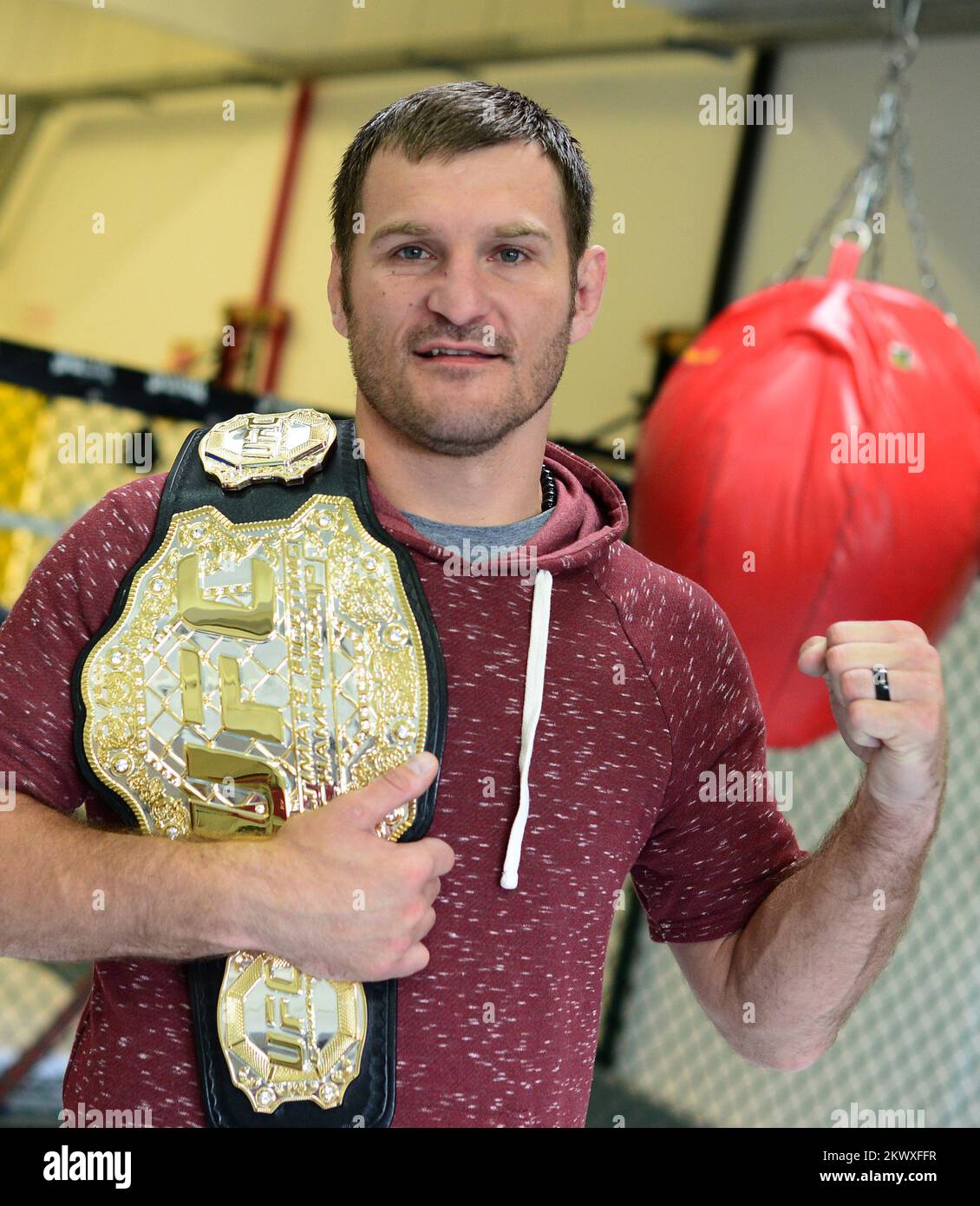 03.11.2016. , Croatia, Zagreb UFC fighter Stipe Miocic in the martial