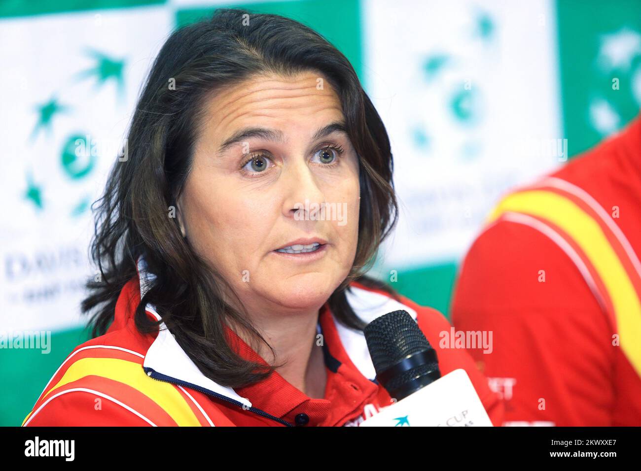 31.01.2017., Croatia, Osijek - Press conference of the Spanish Davis Cup team before the match match Croatia - Spain.  Conchita Martinez.  Photo: Davor Javorovic/PIXSELL Stock Photo