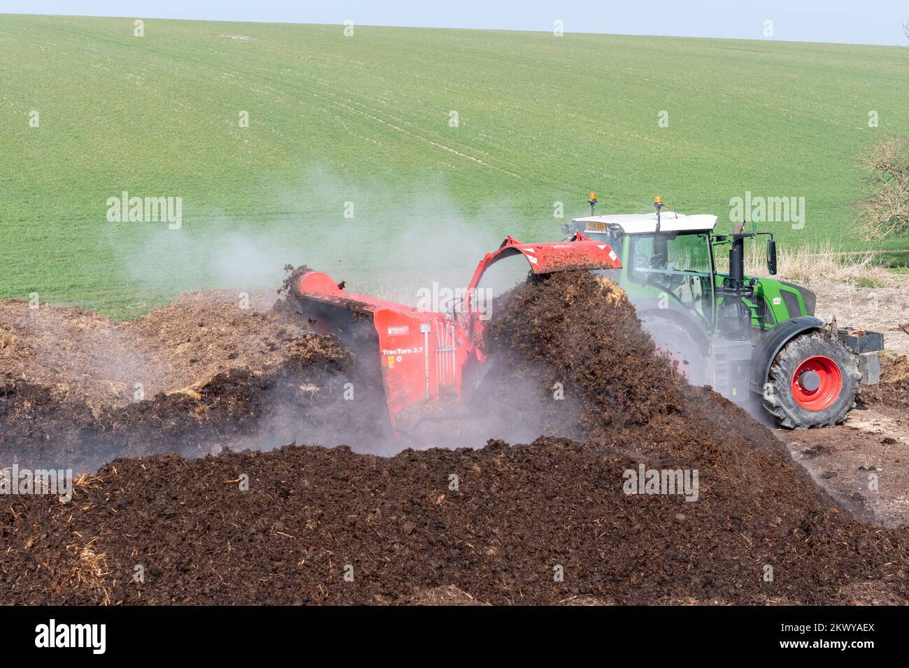 Mixing compost heap hi-res stock photography and images - Alamy