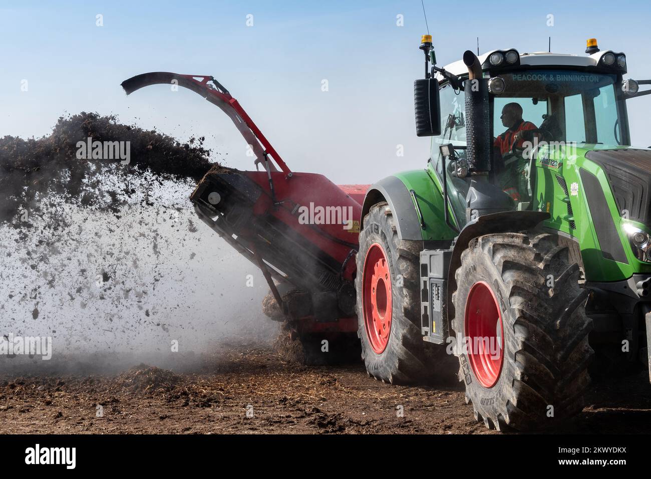Mixing compost heap hi-res stock photography and images - Alamy