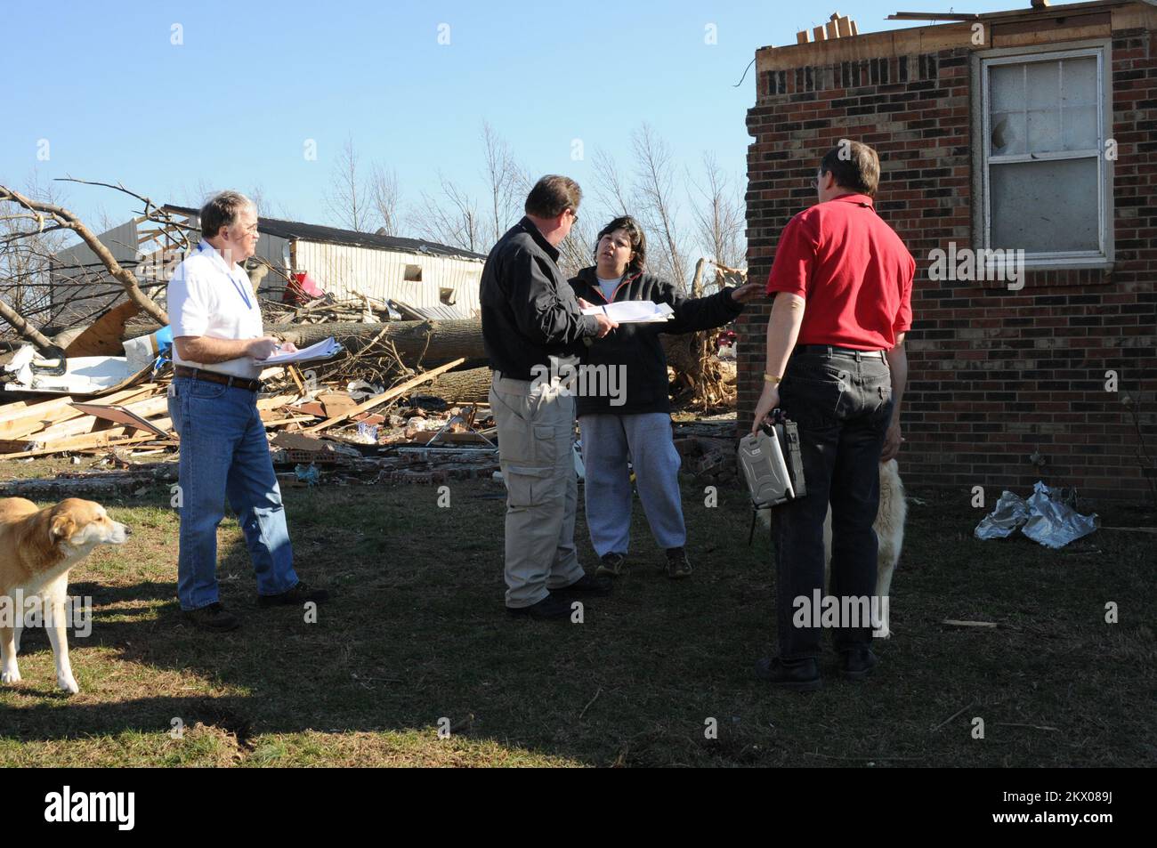 State/FEMA PDA Team in Field Operation.. Photographs Relating to