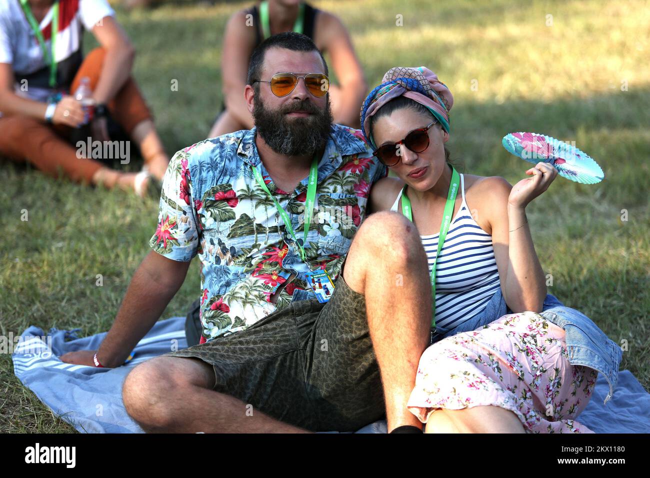 20.06.2017., Zagreb, Croatia - Visitors during the second day of