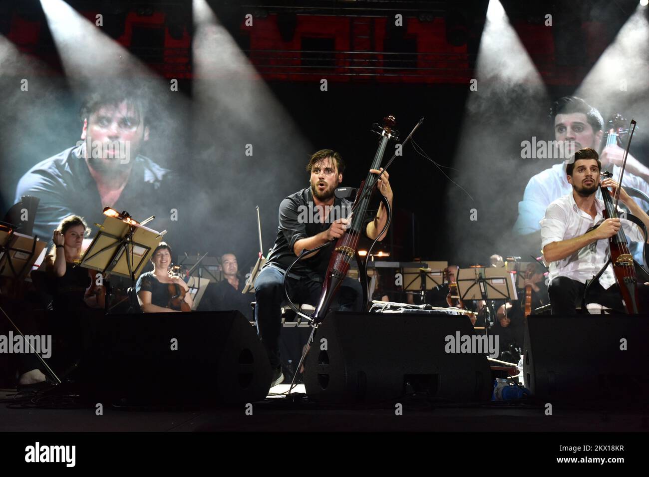 02.07.2017., Croatia, Pula Worldrenowned Croatian violoncellistic