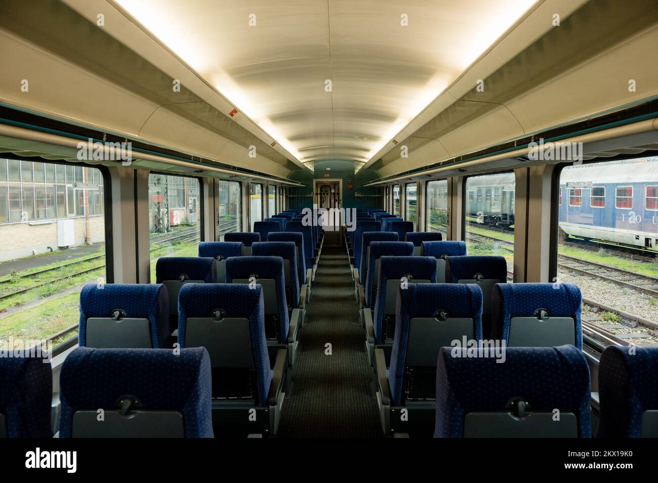 Interior of an regional passenger train hi-res stock photography and images  - Alamy