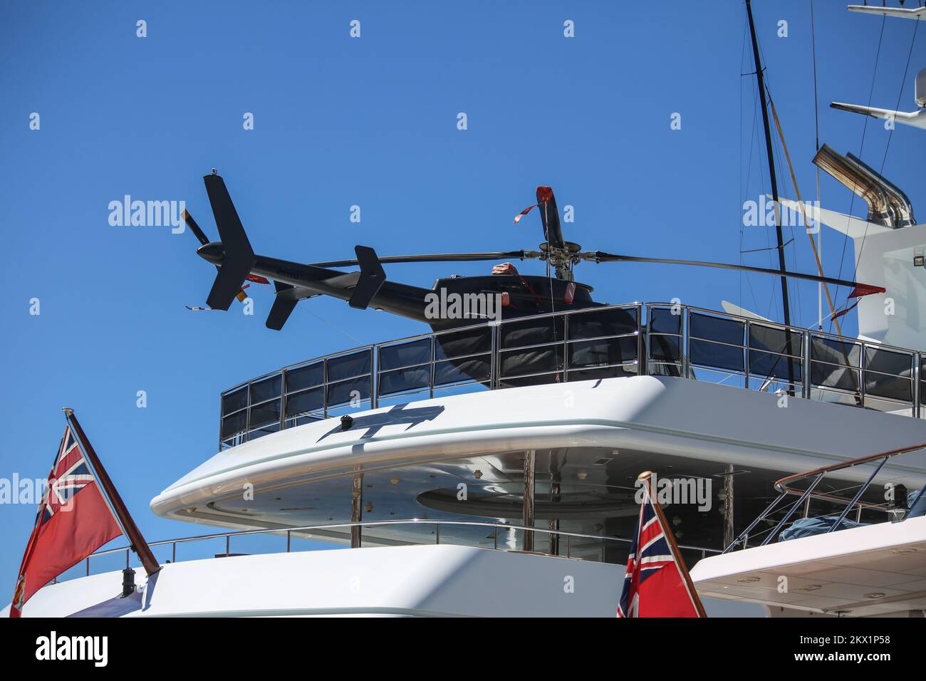 27 07 2017 hvar croatia super yacht samar is anchored in the hvar