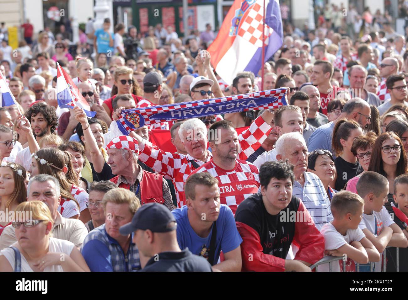 30.07.2017.,Zagreb ceremony of Croatian water polo team
