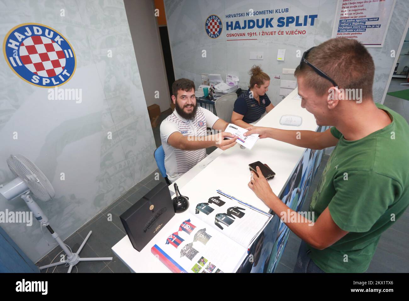 01.08.2017., Croatia, Split stadium Poljud, ticket sales for the