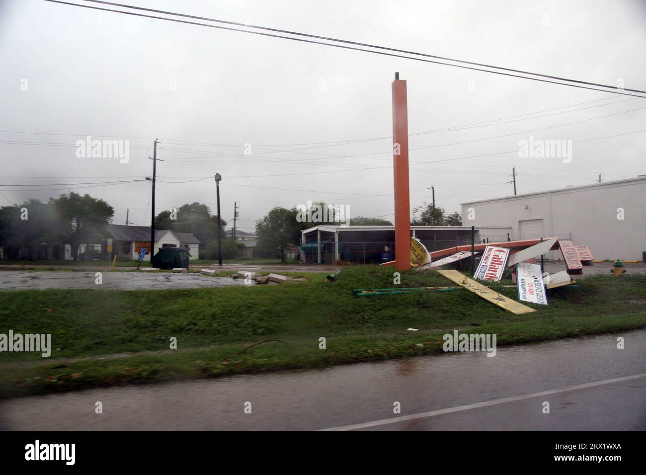 Hurricane Dolly, Brownsville, TX, July 23, 2008 Strong winds caused