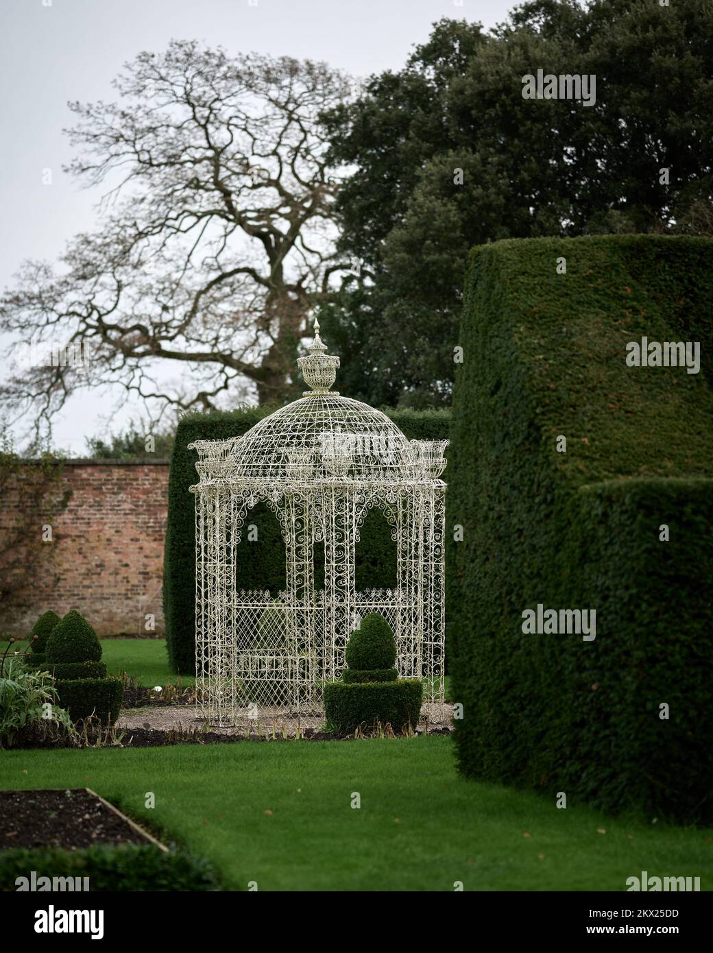 Arley Hall and Gardens Mr Tumble gazebo Stock Photo Alamy