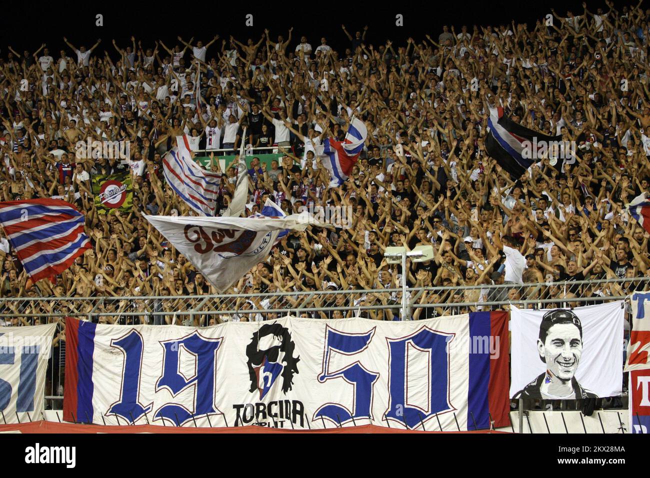 Hajduk split fans hi-res stock photography and images - Alamy