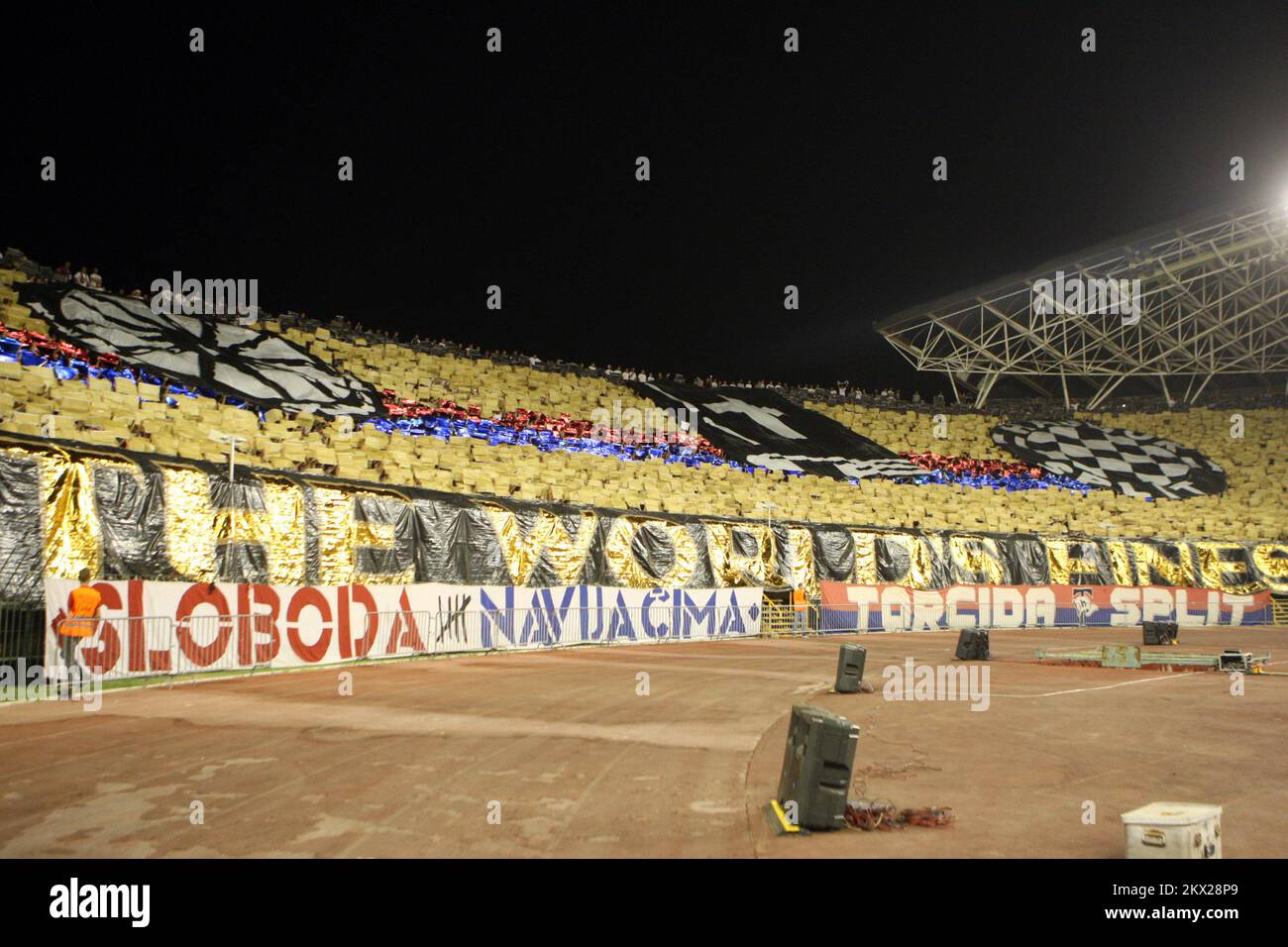 Hajduk split fans hi-res stock photography and images - Alamy