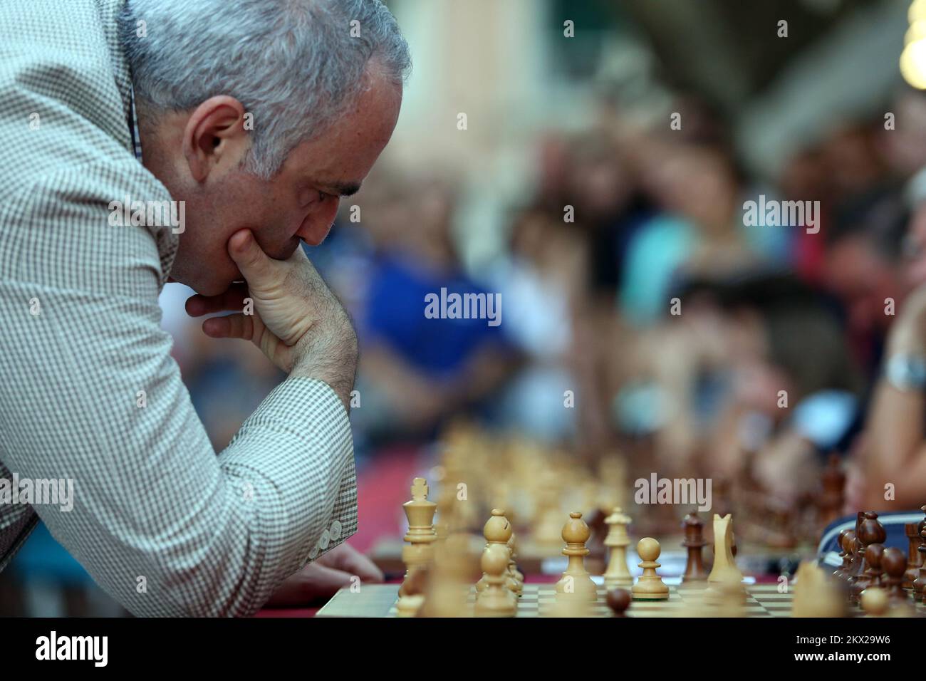 MOSCOW, RUSSIA - FEBRUARY 17, 2017: Russian chess grandmaster, former world  champion Boris Spassky