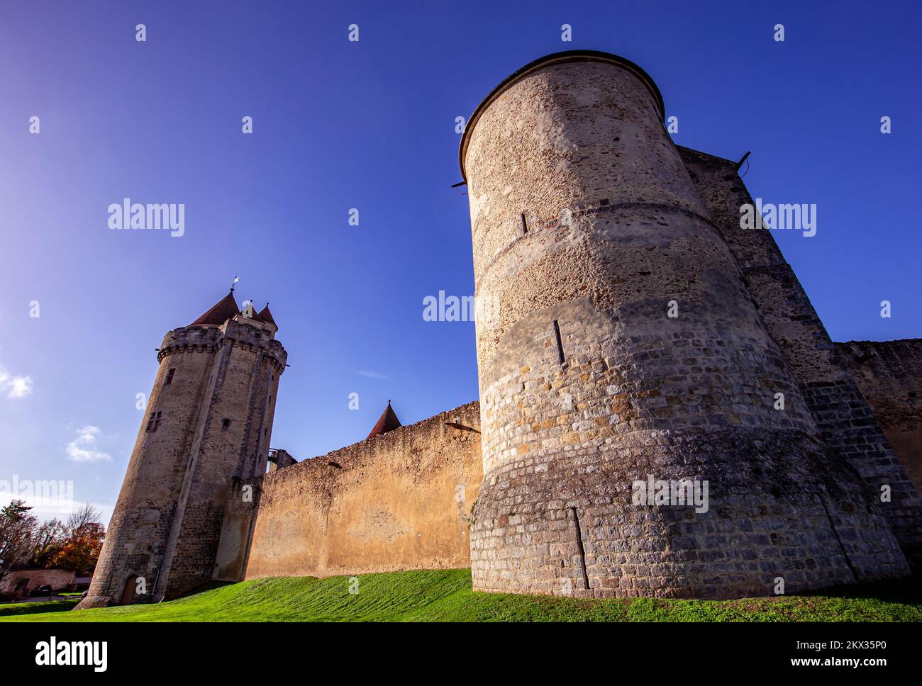 BLANDY LES TOURS FRANCE NOVEMBER 24 2022 Exteriors And Towers Of blandy-les-tours-france-november-24-2022-exteriors-and-towers-of