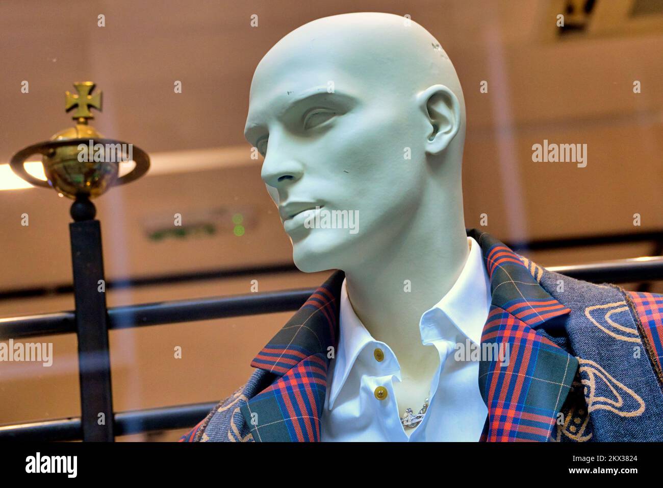 Vivienne Westwood designs iconic fashion Glasgow, Scotland, UK Stock Photo