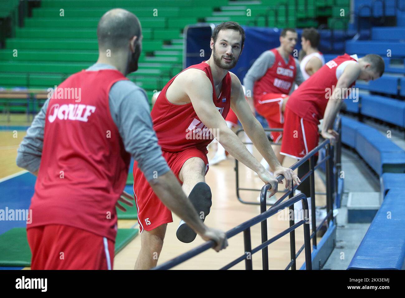 20.11.2017., Drazen Petrovic Basketball Hall, Zagreb, Croatia - Training of the Croatian men's basketball team. Miro Bilan. Photo: Goran Stanzl/PIXSELL Stock Photo