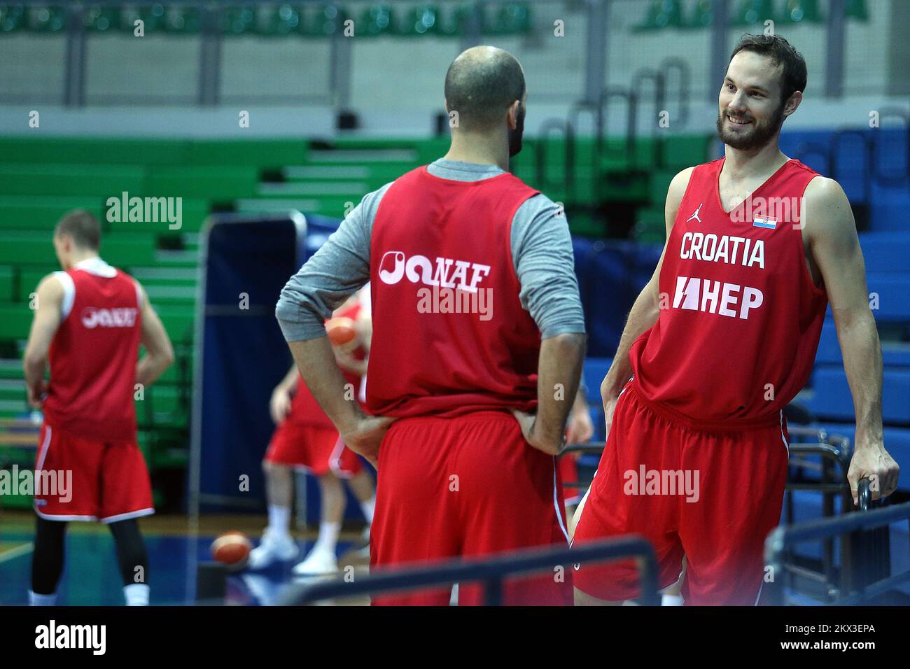 20.11.2017., Drazen Petrovic Basketball Hall, Zagreb, Croatia - Training of the Croatian men's basketball team. Miro Bilan. Photo: Goran Stanzl/PIXSELL Stock Photo