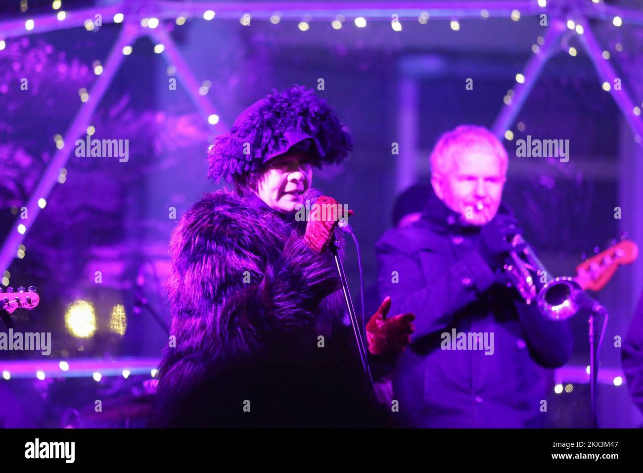 02.12.2017. Zagreb, Croatia- Opening of the "Advent in Zagreb", one of