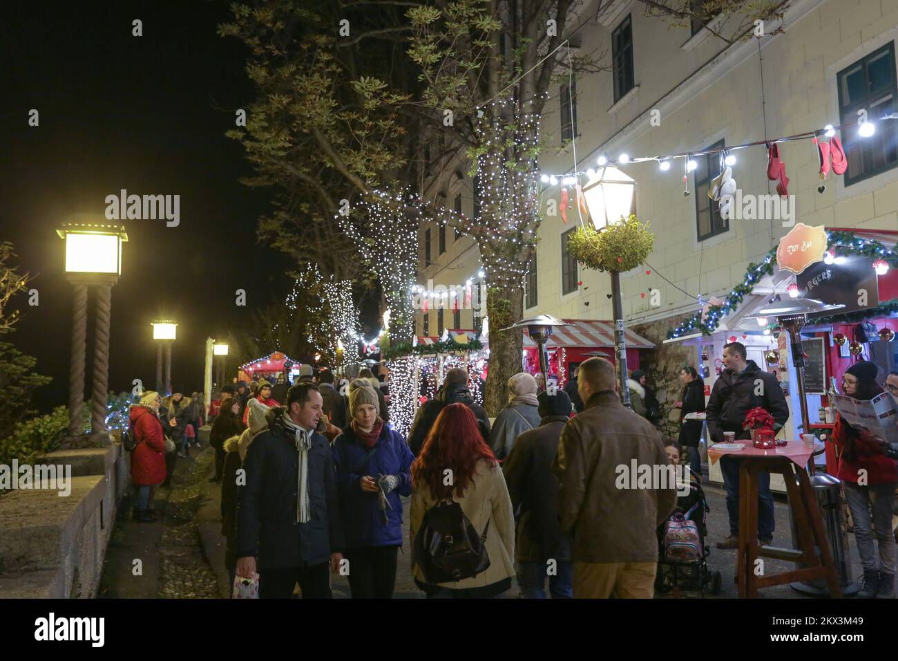 02.12.2017. Zagreb, Croatia- Opening of the "Advent in Zagreb", one of
