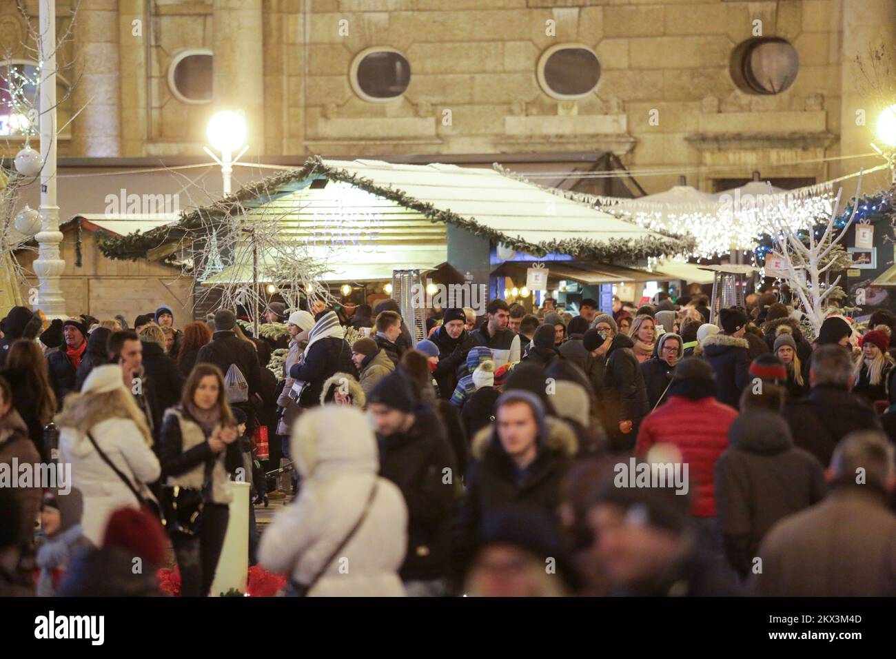 02.12.2017. Zagreb, Croatia- Opening Of The "Advent In Zagreb", One Of ...