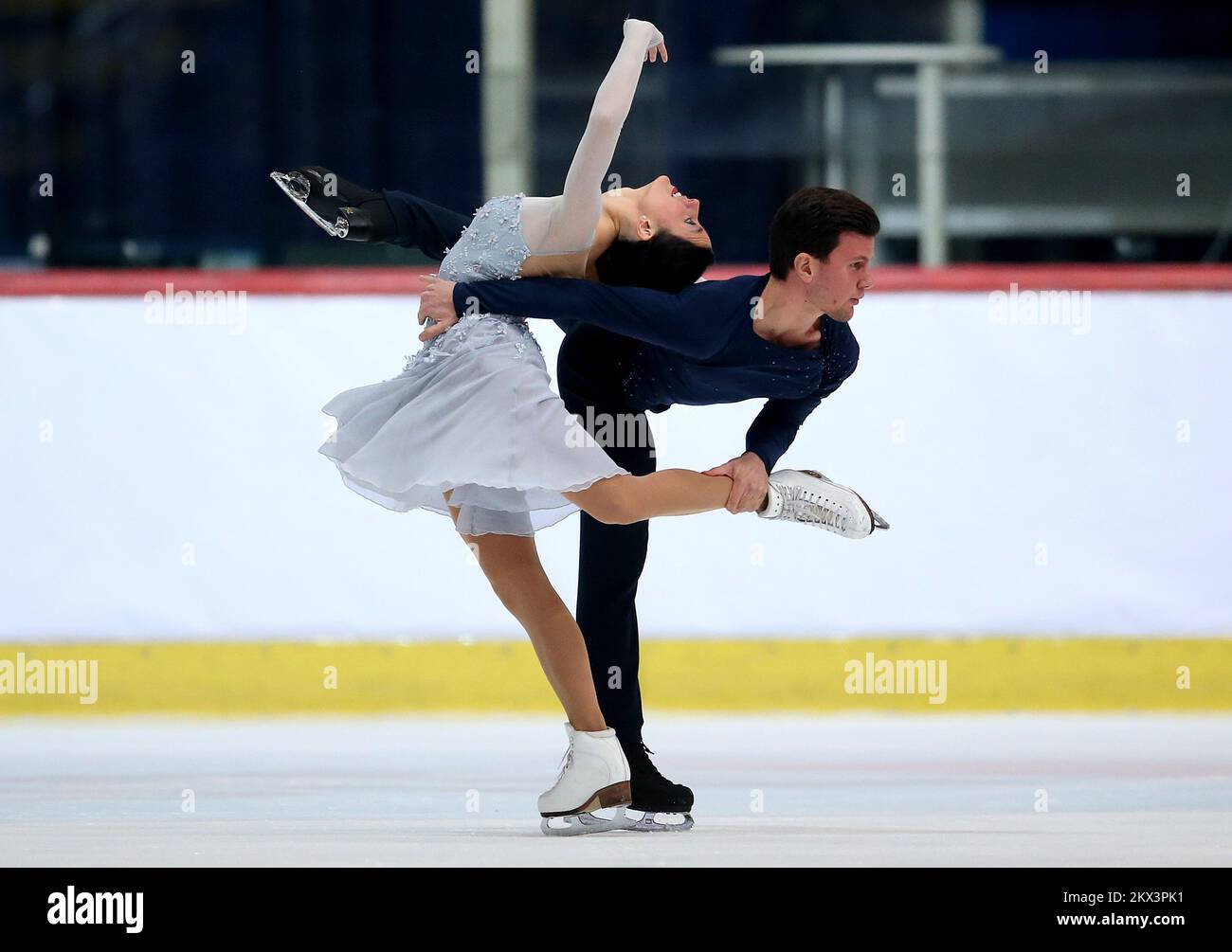 09.12.2017., Croatia, Zagreb 50th Golden Spin of Zagreb 2017, ice dance, free dance. Charlene