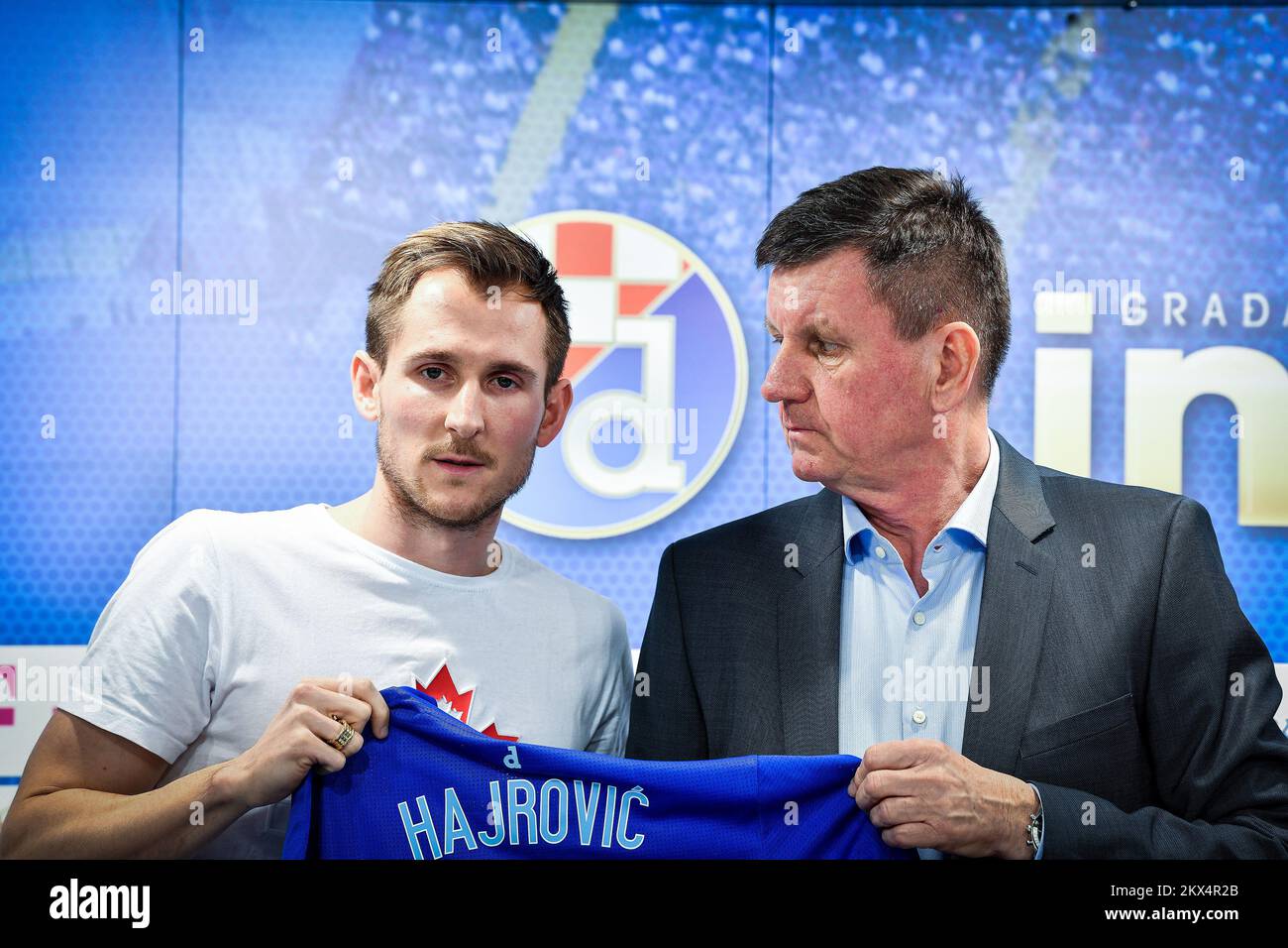 31.01.2018., Croatia, Zagreb - Football club GNK Dinamo introduced new player Izet Hajrovic. Photo: Sandra Simunovic/PIXSELL Stock Photo