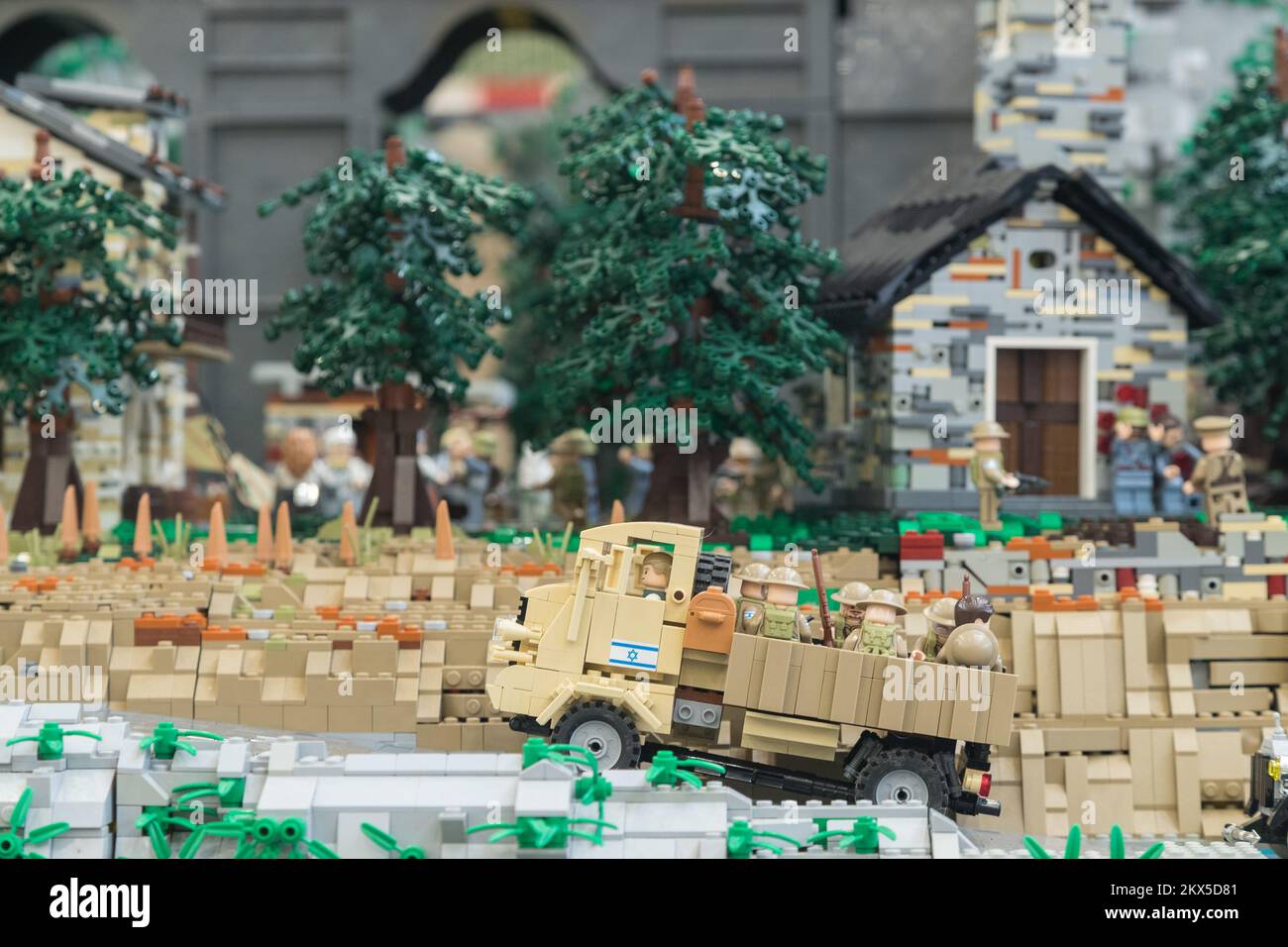 24.03.2018., Croatia, Sveti Ivan Zelina - The first International Lego  convention in Croatia, which was attended by more than 70 LEGO enthusiasts  from a dozen countries. Photo: Davor Puklavec/PIXSELL Stock Photo - Alamy