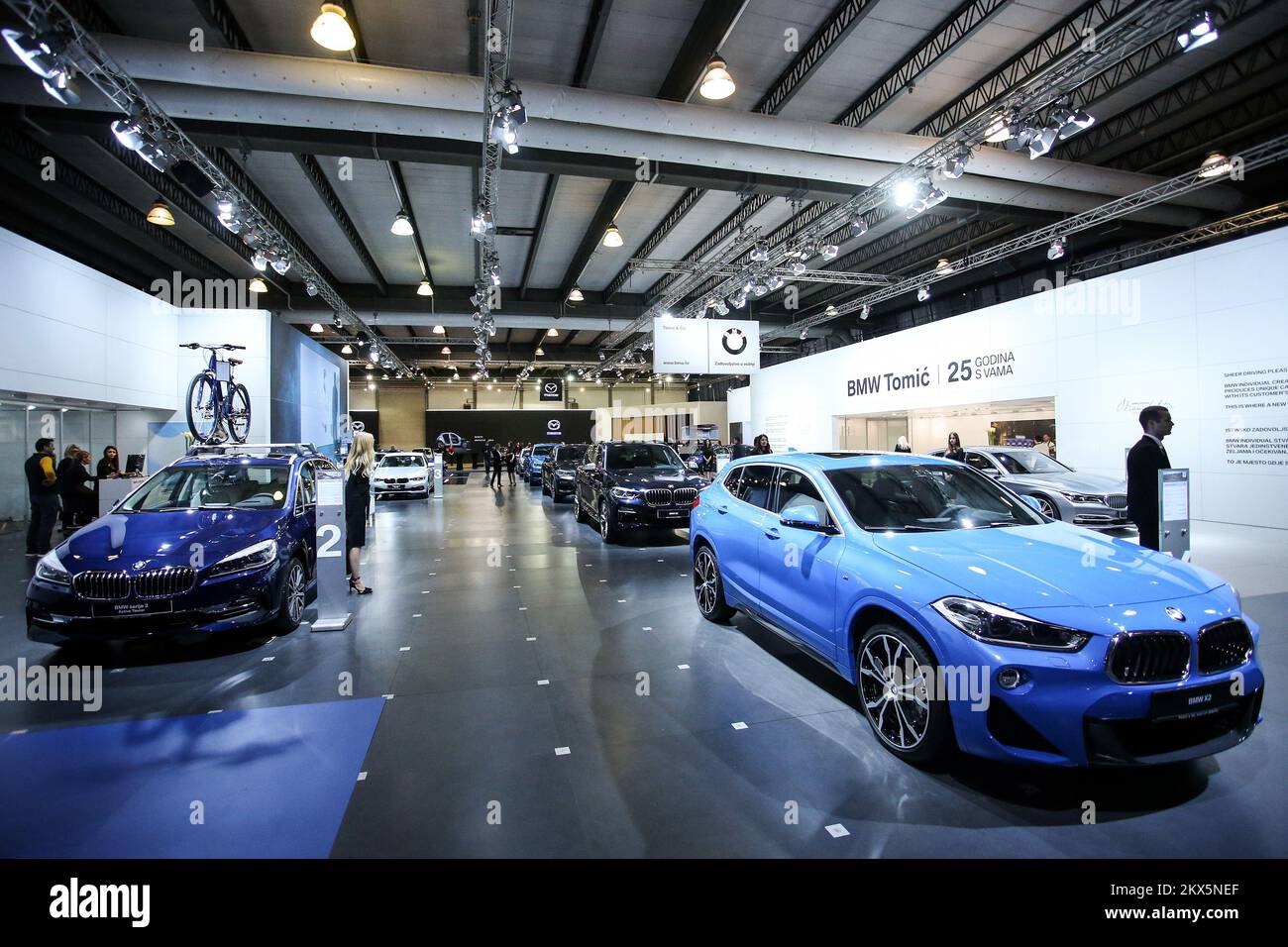 10.04.2018., Zagreb Fair, Zagreb, Croatia - Press day at Zagreb fair before  official opening of Zagreb Auto Show. Zagreb Auto Show is an exhibition of  automobiles, motorcycles and supporting industry. Leading national