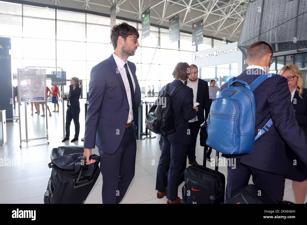 11.06.2018., Airport Franjo Tudjman, Zagreb, Croatia - Departure Croatian national football team at the World Cup in Russia. Vedran Corluka. Photo: Luka Stanzl/PIXSELL Stock Photo