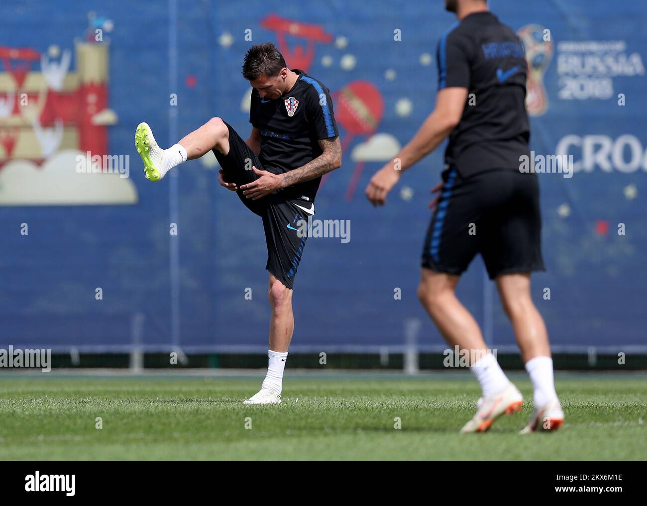 Rosh Training Mario mandzukic national football team hi-res stock photography and ...