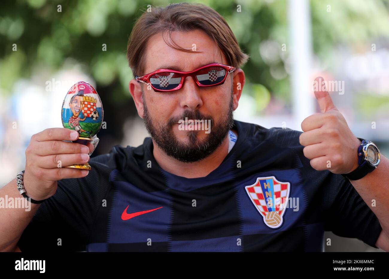 20.06.2018., Nizhny Novgorod, Russia - World Cup 2018 in Russia. Supporters of Croatia in Nizhny Nogorod. Photo: Igor Kralj/PIXSELL Stock Photo