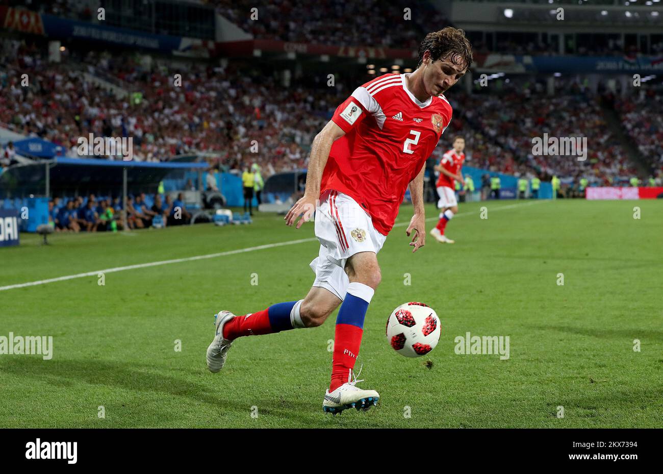 07.07.2018, Fist Stadium, Soci, Russia - 2018 World Cup, quarter-finals, Russia - Croatia. Mario Fernandes. Photo: Igor Kralj/PIXSELL Stock Photo