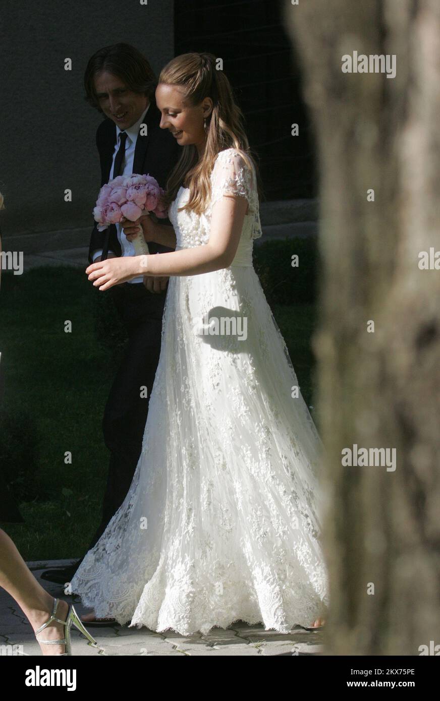 11.06.2011., Zagreb - Luka and Vanja Modric married in the church of ...