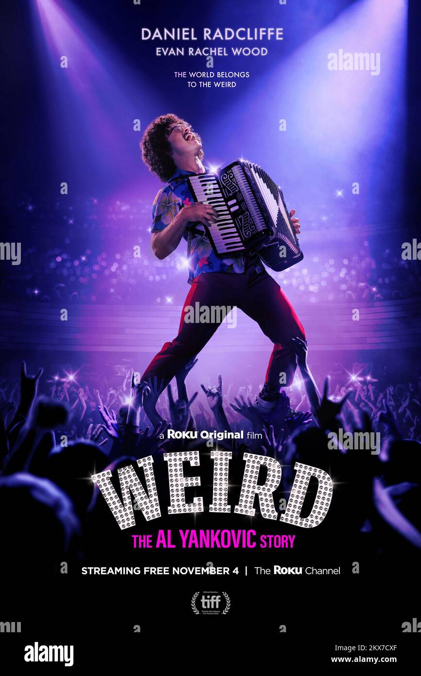 Weird The Al Yankovic Story poster Stock Photo