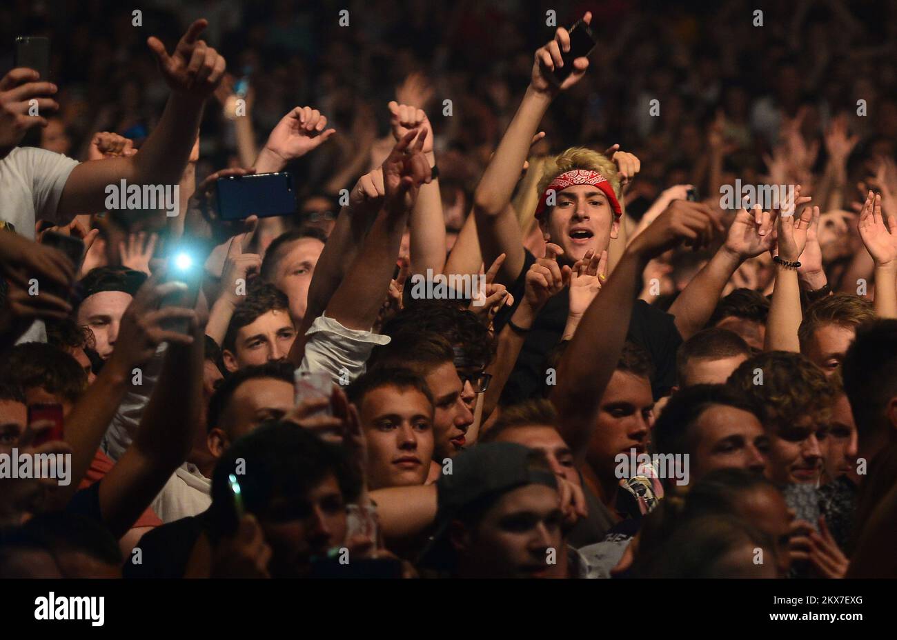 19.07.2018. , Umag - Australin DJ Timmy Trumpet held a concert on Croatia Open Umag Tennis Tournament Photo: Marko Prpic/PIXSELL Stock Photo