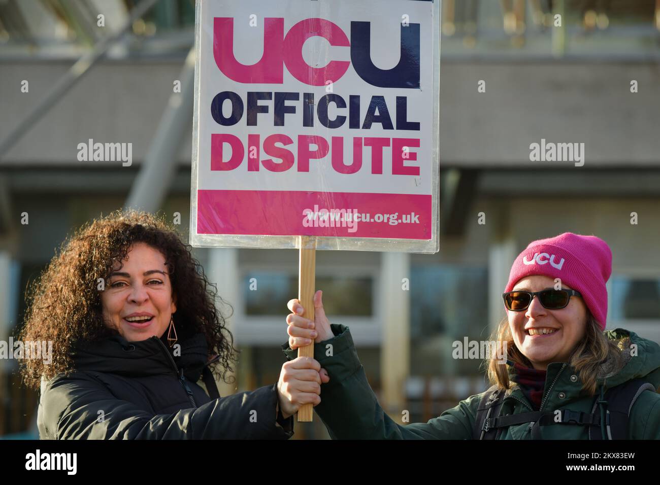 Edinburgh Scotland, UK 30 November 2022. UCU Strike Rally takes place ...
