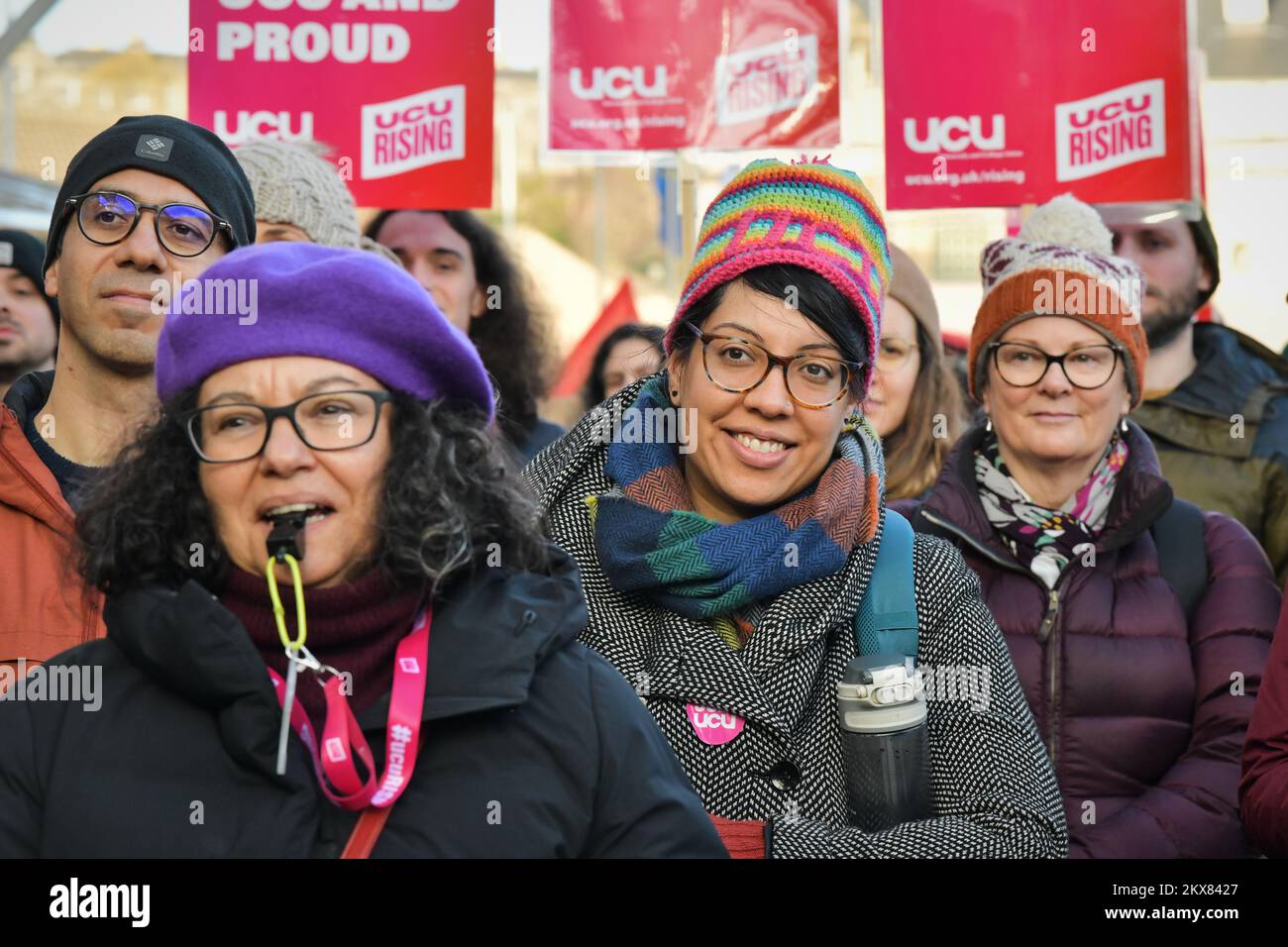 Edinburgh Scotland, UK 30 November 2022. UCU Strike Rally takes place ...