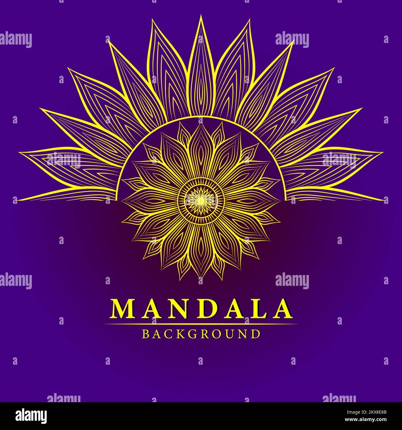Vintage mandala art close up floral mandala art for coloring book page