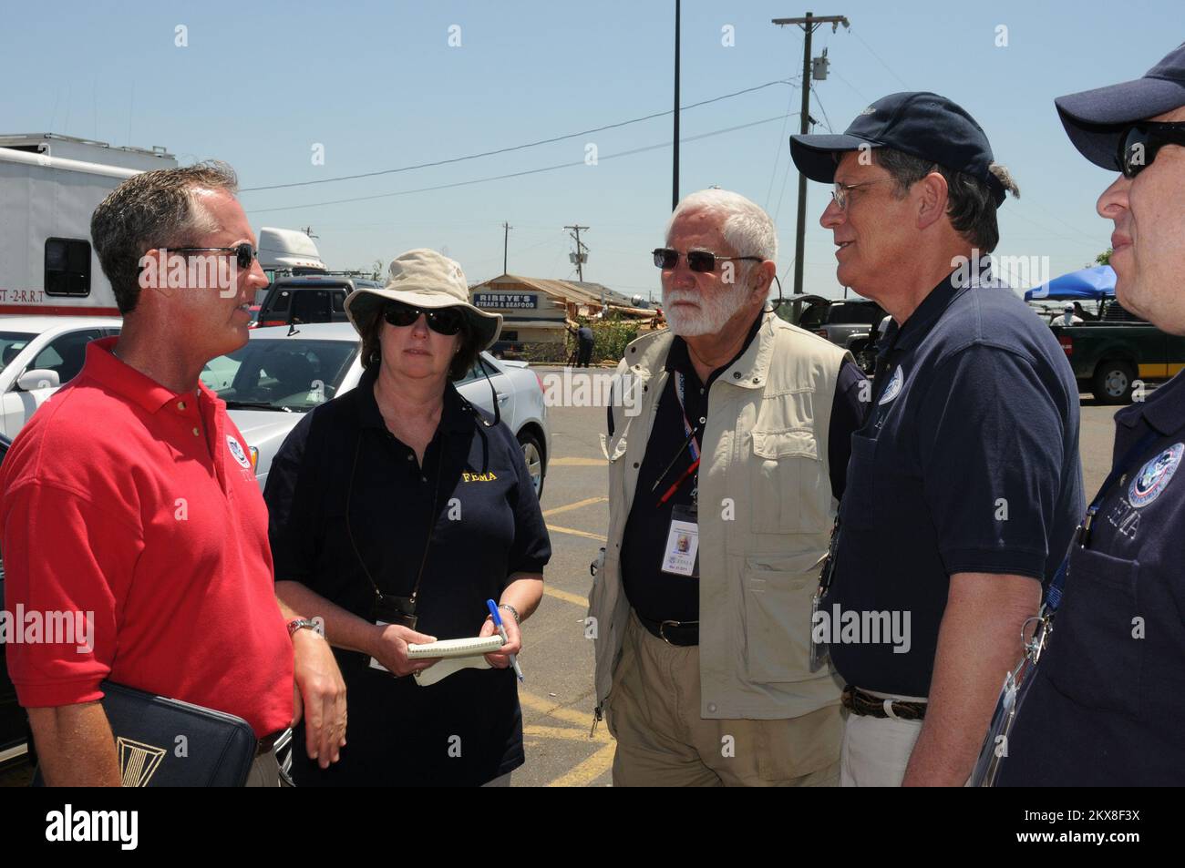 FEMA Federal Coordinating Officer At Tornado Disaster Staging Ar FEMA Federal Coordinating Officer At Tornado Disaster Staging Ar