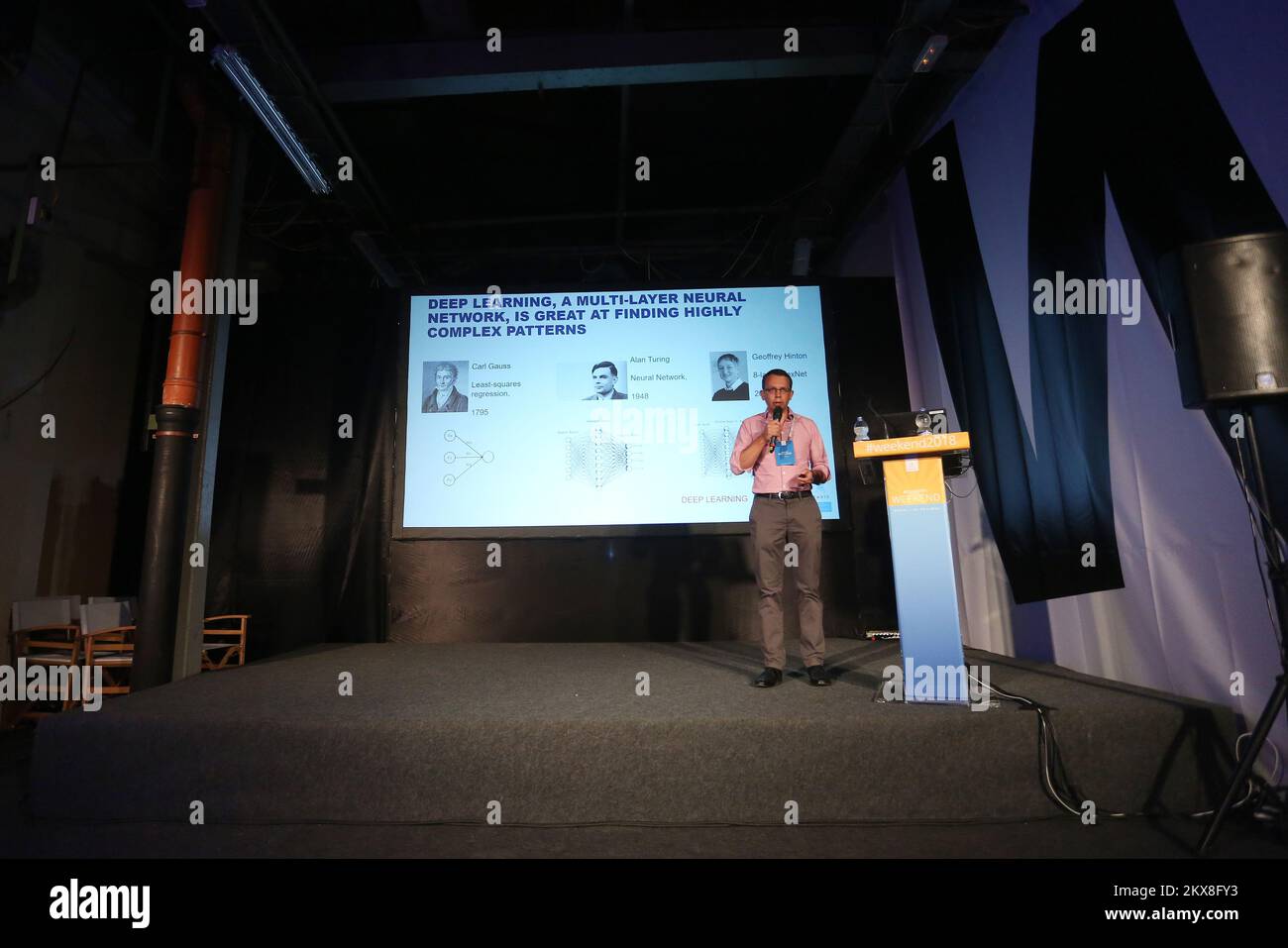 21.09.2018., Rovinj - 11. Weekend Media Festival. Lecture Working with atrificial intelligence in programmatic advertising. Lecturer Paul Martin. Photo: Borna Filic/PIXSELL Stock Photo