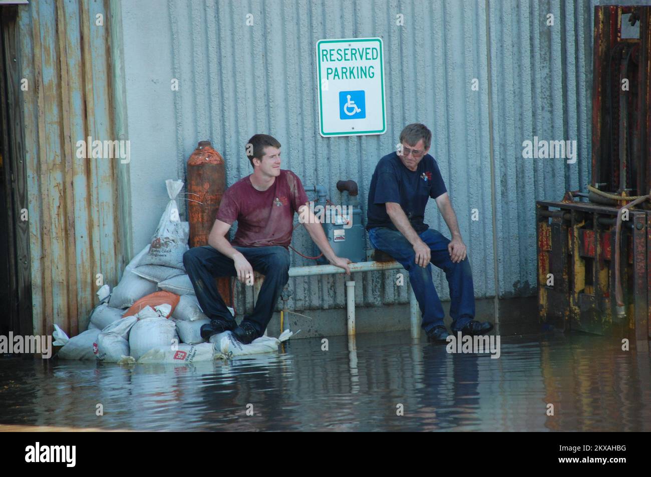 Flooding Ames, Iowa, August 11, 2010 After a long night and day two
