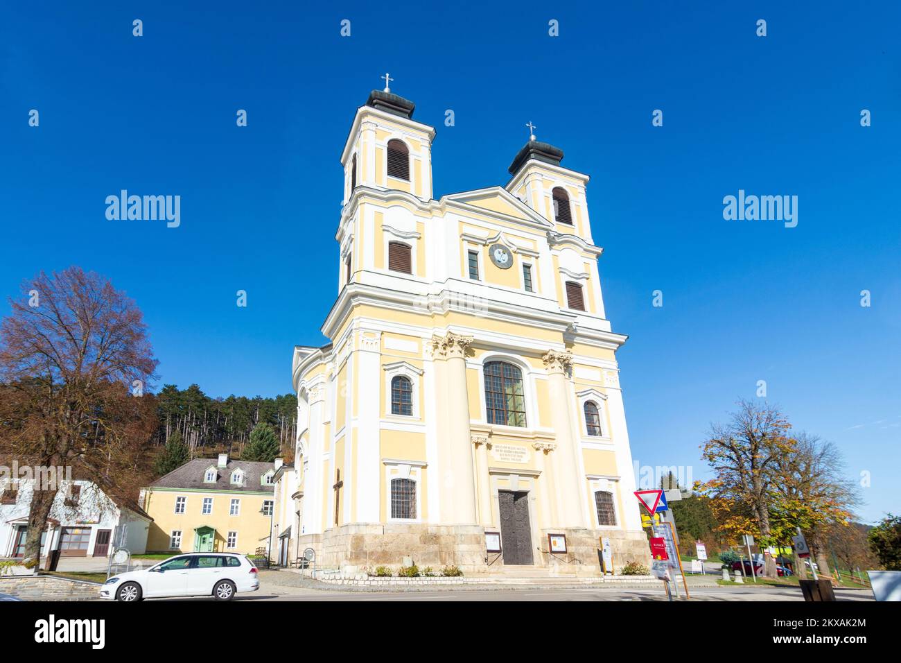 Altenmarkt an der Triesting: Hafnerberg pilgrimage church in Wienerwald, Vienna Woods, Niederösterreich, Lower Austria, Austria Stock Photo