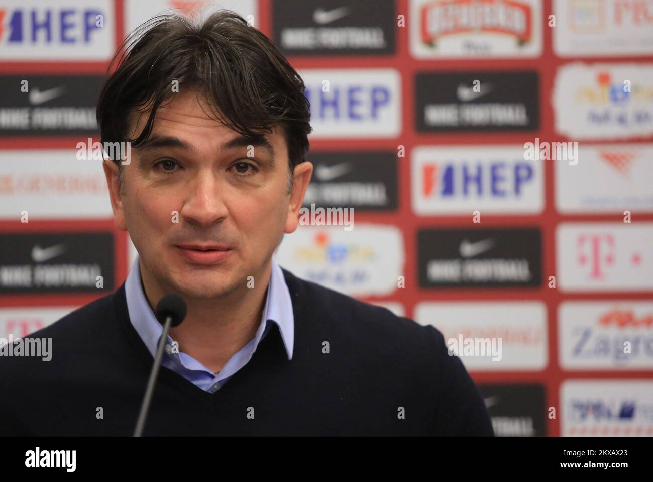 04.03.2019., Croatia, Zagreb - Croatian Football Team Manager Zlatko Dalic has published a list of candidates for the European Qualification EURO 2020 qualifiers against Azerbaijan and Hungary. Photo: Marko Prpic/PIXSELL Stock Photo