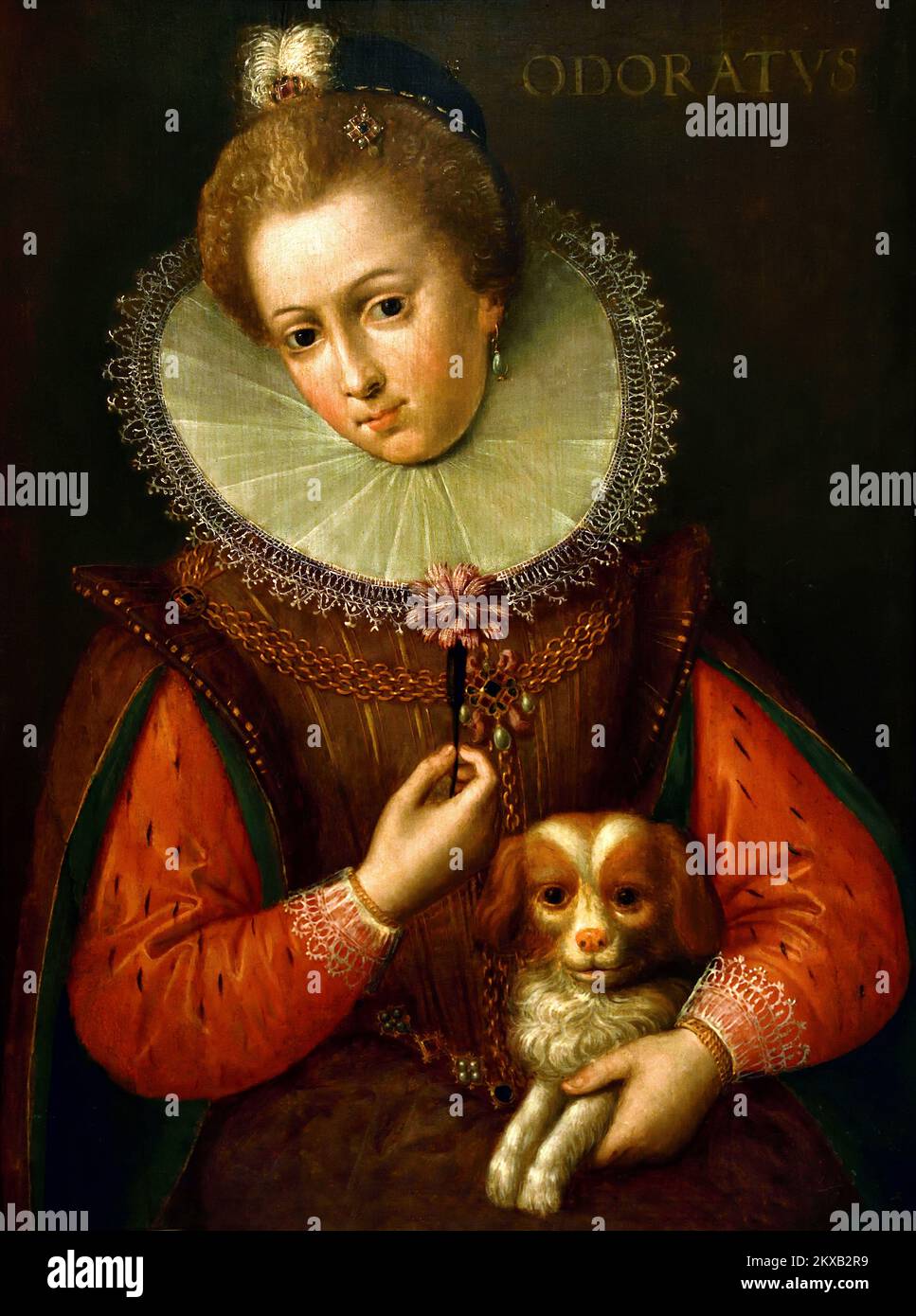 Allegory of Smell ,ANONYMOUS, Allegory, of, Smell,  4th quarter 16th century , France, French, Stock Photo